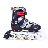 美洲狮MS835LSG直排轮溜冰鞋儿童可调轮滑鞋套装旱冰鞋带闪光