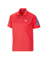 adidas 阿迪达斯 乒乓球服 T恤 男 短袖 Polo V13776红色