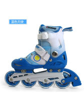 美洲狮 MS-707L 儿童 铝合金支架 溜冰鞋 轮滑鞋 蓝色