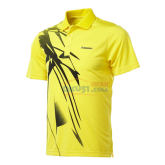 kawasaki川崎 2013新款 羽毛球服装 男款T恤 ST-13185黄色