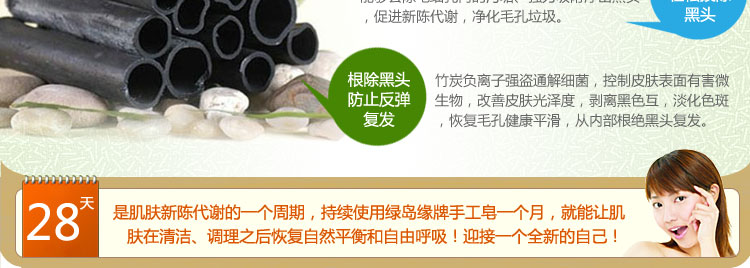 綠島緣 竹炭手工皂 去黑頭潔面皂 控油清爽洗臉皂 美白收縮毛孔