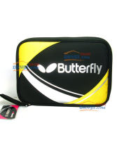 蝴蝶BUTTERFLY TBC-955 乒乓球运动方拍套 单层方包 黄色款