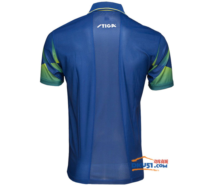 STIGA斯帝卡乒乓球T恤/短袖 G1403147 黃藍款