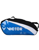 胜利VICTOR蓝色6支装羽毛球包 BR213PR-F（李龙大、纳西尔签名羽包）