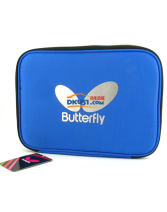 Butterfly蝴蝶TBC-3005 蓝色单层乒乓球拍套（简洁 实惠）