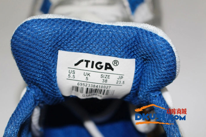 STIGA斯帝卡 G1408033 蓝银色乒乓球鞋（更适合国人脚型）