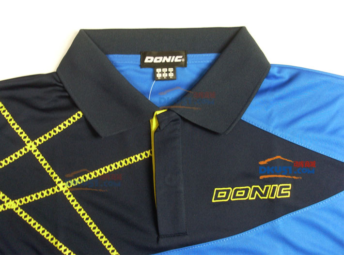 DONIC多尼克83631-177蓝色款乒乓球服短袖 透气性极佳