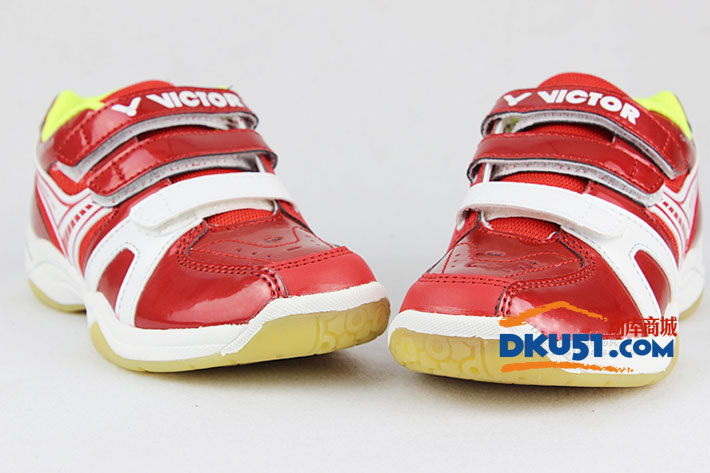 Victor勝利 SHC03D 紅色款兒童羽毛球鞋（兒童專業羽鞋）