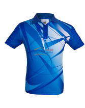STIGA斯帝卡 CA-23121 蓝色印花乒乓球比赛T恤