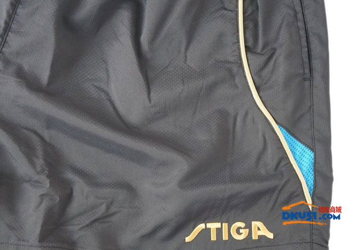 STIGA斯帝卡 G130217 黑蓝款专业乒乓球短裤（轻便，透气）