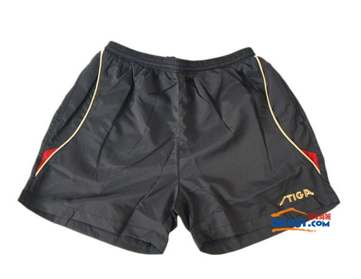 STIGA斯帝卡 G130213 黑红款专业乒乓球短裤（轻便，透气）