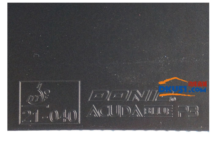 DONIC多尼克 Acuda Blue P3 13023 乒乓球套胶（控制能力强，轻易打出金属音）