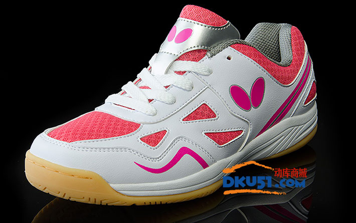 蝴蝶 CHD-1 LEZOULINE JL粉色款儿童乒乓球鞋（对孩子不含糊）