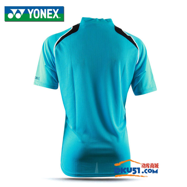 YONEX尤尼克斯 110106BCR-489 蓝色男款V领衫羽毛球服