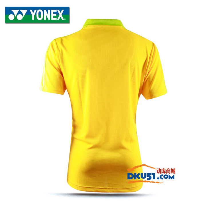 YONEX尤尼克斯 110246-450 黄色男款羽毛球服