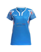 李宁 AAYL124-2 里约奥运国家队女款羽毛球服 蓝色