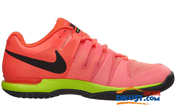 Nike 耐克 ZOOM VAPOR 9.5 TOUR 男子网球鞋 631458 超级橙款