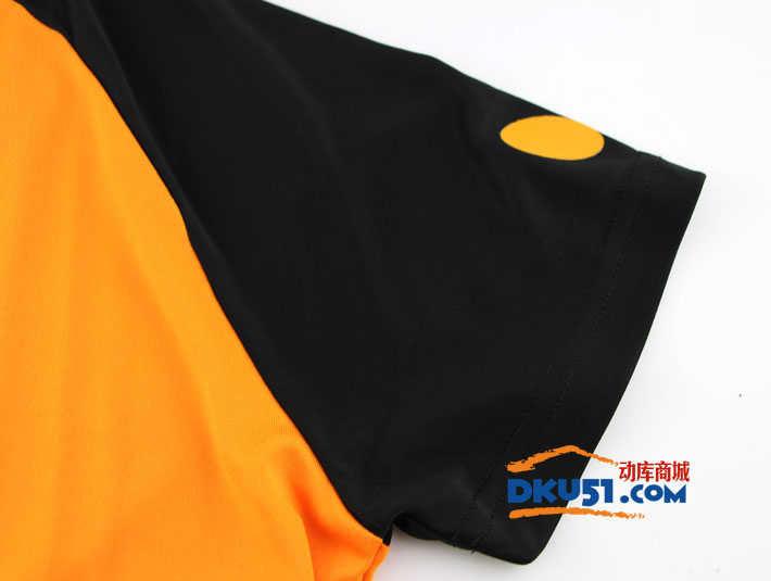 蝴蝶儿童乒乓球服 T恤 CHD-801 2017新款 橘黑款