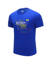 Butterfly蝴蝶 BWH-826-03 蓝色 乒乓球文化衫