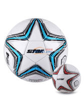 STAR世达 5号球 成人训练专用足球 合成皮革 蓝色款