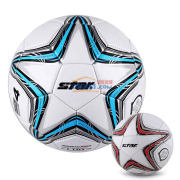 STAR世达 5号球 成人训练专用足球 合成皮革 蓝色款