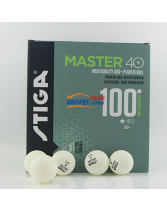 SITGA斯帝卡一星ABS 40+新材料训练球 塑料乒乓球 多球训练 100个装