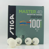SITGA斯帝卡一星ABS 40+新材料训练球 塑料乒乓球 多球训练 100个装