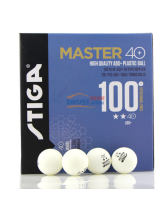 STIGA斯蒂卡 40+ 二星 100只裝 ABS+新材料乒乓球 大品牌，高質量，高性價比！