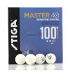 STIGA斯蒂卡 40+ 二星 100只装 ABS+新材料乒乓球 大品牌，高质量，高性价比！