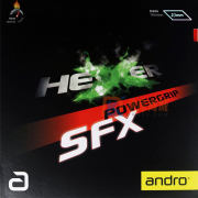 andro岸度黑煞-PG（Powergrip）SFX 專業乒乓球套膠 創造魔法般的軌跡03-046