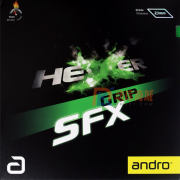 andro岸度黑煞-G（Grip）SFX 专业乒乓球套胶 适合追求100％控制力的球手