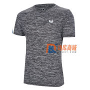 Butterfly蝴蝶圆领文化衫 乒乓球乒乓球T恤 BWH-831 灰色款