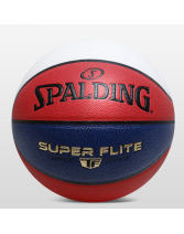 斯伯丁七號成人PU籃球76-928Y 花式水泥地耐磨藍白紅比賽籃球