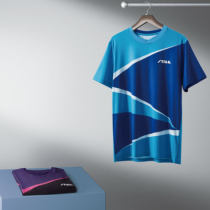斯帝卡STIGA圆领印花乒乓球短袖 T恤 专业球服2022新品 柔软亲肤，具有高弹性，吸湿排汗，保持清凉干爽。