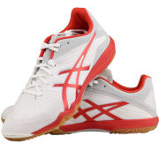 ASICS亚瑟士乒乓球鞋 334-0123 白红款 超轻专业球鞋