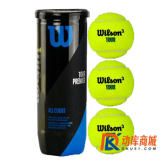 威尔胜Wilson网球 罐装有压网球3粒装 多场地专业比赛用球
