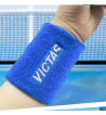 VICTAS维克塔斯乒乓球运动护腕男女同款085502  黑色/蓝色
