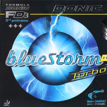 多尼克蓝色风暴 Z1 TURBO 13044 蓝海绵乒乓球胶皮 内能加强版
