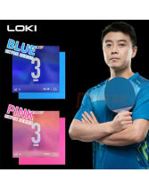 LOKI雷神锐龙3彩色粘性乒乓球胶皮内能套胶 蓝色粉色可选 158-006