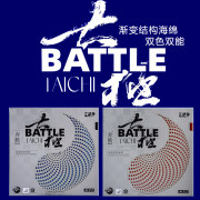 友誼729太極雙色雙層海綿硬度乒乓球拍膠皮 套膠 漸變海綿反膠 藍海綿、紅海綿
