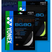 YONEX尤尼克斯 BG80羽毛球線 適合進攻扣球型打法