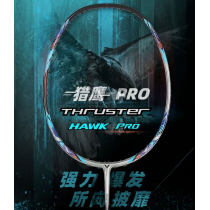 勝利VICTOR威克多羽毛球拍 小隼PRO太空銀TK-HAWK PRO羽毛球拍 懸浮科技手柄  TK獵鷹升級(jí)