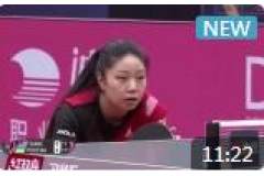 2020女子乒乓球世界杯比赛视频：张安vs佩索特斯卡