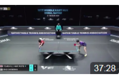 2021WTT多哈乒乓球挑战赛1/4决赛视频：张本智和vs赵大成