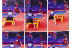 樊振东乒乓球教学：发球后顶拉斜线+相持中拉开落点+反攻时突变直线
