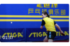 车晓曦视频分享正手拉上旋乒乓球技术要领：高点期击球