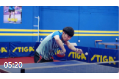 闫安反手宁拉挑打前三板乒乓球技术视频教学