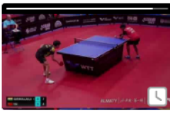 2022WTT哈萨克斯坦赛乒乓球挑战赛比赛视频：赛林威VS苏拉瓦尤拉