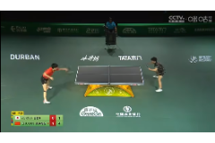 2023德班世乒赛男单乒乓球比赛视频回看：王楚钦vs宇田幸矢