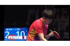 2024釜山世乒赛男团半决赛视频手机回看：王楚钦VS林钟勋